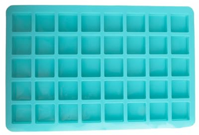 GroveEss Silicone Chocolate Mould,40 Cavities Square Gummy Mold,Fondant Mould DIY Handmade Baking Tool for Ice Cube Candy Jelly Hard Candy Soap Making