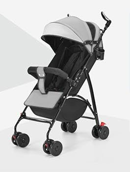 OHMG Baby Kinderwagen,Kids Kinderwagen,0–4 Jahre,0–22 kg,Kompakter Buggy,3 Liegepositionen,Flache Liegeposition,Klein zusammenklappbar,mit Schultergurt,5-Punkt-Gurtsystem,Korb,Fußbremse