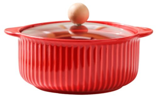 Cabilock Japanische Keramiksuppenschüssel Mit Deckel Große Ramen-schüssel Für Instant-nudeln Suppe Reis Nudeln Gemüse Obst Leicht Zu Reinigen Und Langlebig Für Küche Wohnheim Und Büro
