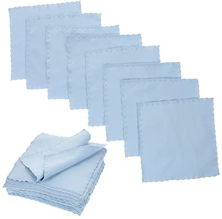SOESFOUFU 50pcs Microfiber Cleaning Cloth for Eyeglass Wipes Glasses Cleaning Cloth Lens Wipes for Eyeglasses Use As Spectacle Cleaner While Traveling Home