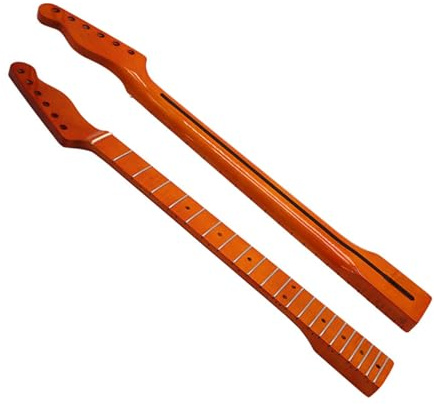 Gitarrenhals Ersatz 21 Bund Ahorn Hals Mit Bunten Shell Sound Punkte Geeignet Für TL Gitarre DIY Zubehör