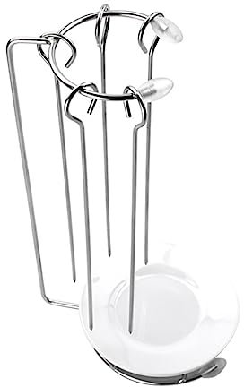 TOYANDONA Soporte Colgante para Brochetas De Barbacoa En Acero Inoxidable Bandeja De Goteo para Uso Al Aire Libre, Juego De Accesorios De Parrilla Reutilizables