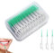 Brossette Dentaire, 300 pièces Brossettes Interdentaire, Brossette Interdentaires, Brosse Interdentaire, Brossette Interdentaire, Brossettes Interdentaires, Brossette pour Hygiène interdentaire (vert)