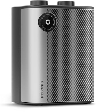 PELONIS Keramik Heizlüfter Mini 2000W, 2S Schnellheizung, 3 Heizstufen + Lüfter, Leise Tischheizung mit Überhitzungs & Kippschutz für Büro, Schreibtisch & Homeoffice