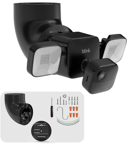 TIUIHU Flutlicht Halterung kompatibel mit Blink Floodlight, Floodlight Mount für Blink Outdoor Kamera, Schwarz