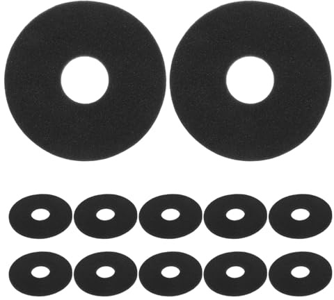 VICASKY 12pcs Black Sponge Replacement for Cocktail Salt Rimmer Tray, High Absorbency Sponge for Margarita and Cocktail Glasses, Easy to Clean Bar Accessories for Home Use and Restaurants