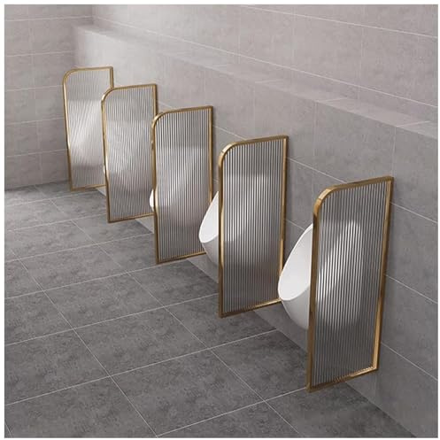 Urinaltrennwand Aus Gehärtetem Glas, Sichtschutzwände für Öffentliche Toiletten mit Edelstahlrahmen, Sichtschutzwand für Herrenurinale In Hotels, Schulen Und Einkaufszentren