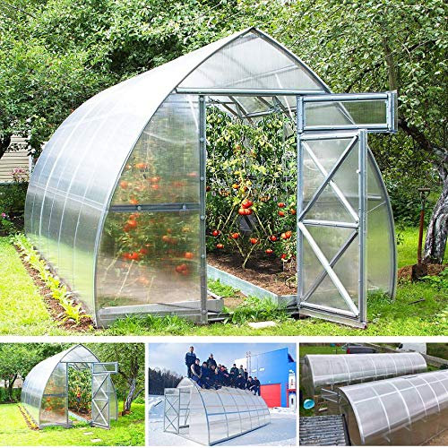 gazebiprofessionali.com Serre tunnel 3 x 2 m Polycarbonate 6 mm Premium de serrashop, Serre modulable pour potager, jardin, plantes vivantes