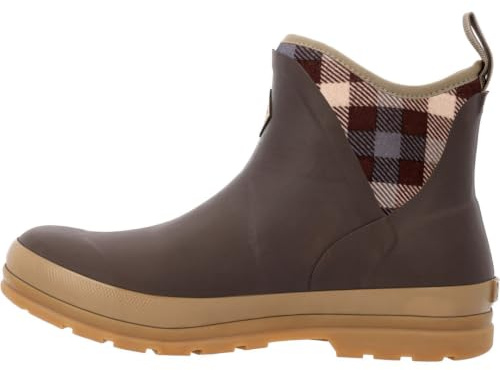 MUCK Women's Originals Ankle Boot, Checker Brown, Size 10(M)