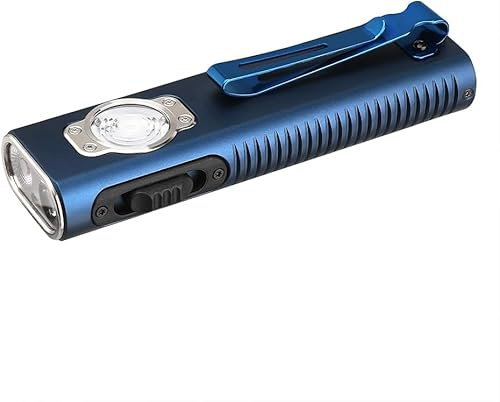 TrustFire Mini X3 Recargable EDC Linterna,4 fuentes de Luz Combinación de Haz Verde y LED Blanco y Luz UV, 1050 lúmenes,IPX6 y 1m Prueba de Caída,Ultraportátil para acampar, trabajar, emergencias etc.