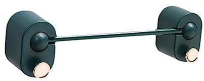 ANDRESLAD Elegant Punch Towel Rod Bathroom Hand Towel Holder Bar Wall Mount Shelf