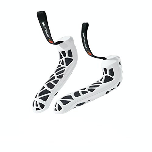 DRYSURE Active - Schuhtrockner - Keine Elektrizität oder Wärme erforderlich - ideal für Laufen, Golf, Radfahren und Walking Schuhe (Weiß und Schwarz, Gross)