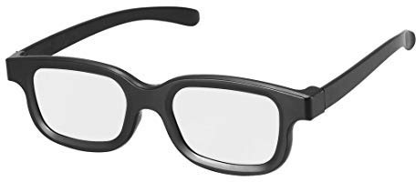 N/A Lunettes polarisées 3D RealD Technology pour Films/cinéma/téléviseurs TV passifs 3D, épaisseur 0,4 mm, 5 pièces