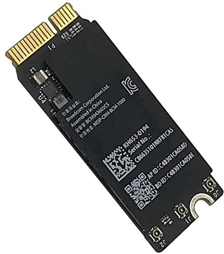 OLVINS Bluetooth 4.0 Bt Wireless WiFi Airport Card BCM943602CS BCM943602CSAX sostituzione per MacBook Pro 13 15 Retina (2015) A1398 A1502 653-0194 802.11ac
