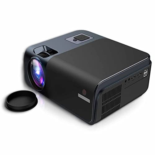 NVYAZJ Ultra Mini Projector, 4K Hd Smart Led Pocket Video Projector with DLP Headphone Jack 4D Keystone Correction 3D Function Projection Resolution 1920 * 1080, Electronics for Office, Home Theater