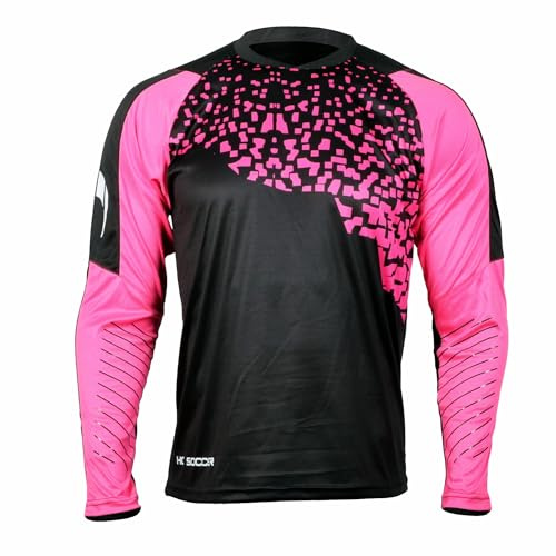 Ho Soccer KONTROL Black/Pink Camiseta de Portero, Unisex