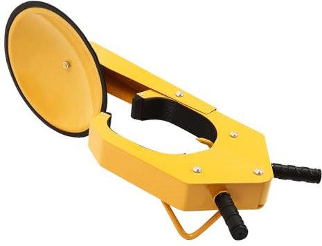 Sabot de roue universel antivol avec serrure de sécurité pour voitures, caravanes, remorques, protection en PVC