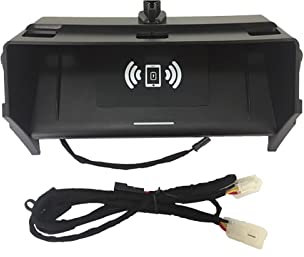 HUVNEXA QI Car Wireless Charger Phone Charger Lighter Socket Power Adapter, for, for Mercedes-Benz, X166 GLS GLE Class Coupe W166 C292 GL ML 2014-2018 Wireless Charging Pad(For GLE Class)