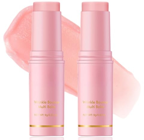 2PCS Wrinkle Multi Collagen Wand – Deep Wrinkle Filler Collagen Stick for Face,Lip – All-in-One Moisturising Balm for Women – Lifting, Tightening & Firming Night Care for Fine Lines