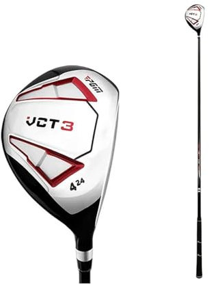 Fairway Wood No.1/3/5/Iron Club, cara de aleación de aluminio, 460 cc, gran capacidad, palos de golf de madera, palos de golf para hombres, deportes y exteriores (hierro)