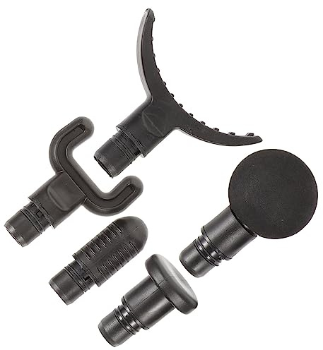 BESTYASH 5 Stück Massageköpfe aus Kunststoff für Fitness Massagegerät Tragbarer Adapter zur Muskelentspannung und Stressreduktion für Läufer und Gewichtheber