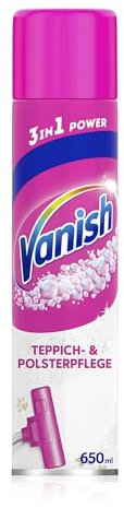 Vanish GOLD Power - Detergente per tappeti in schiuma - Extra forte contro sporco, cattivi odori e polvere, 1 x 650 ml