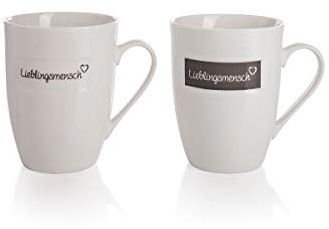 Tazza da caffé americano con scritta (in tedesco) “Lieblingsmensch”