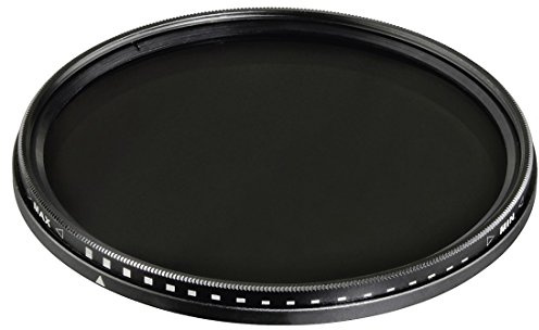 Hama Graufilter Vario, 2-Fach Vergütung, 40,5 mm, für Kamera, SLR, DSLR Objektiv, ND2-400, variabel verstellbar