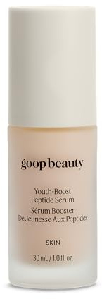 goop Beauty Peptide Serum Reduces Fine Lines, Wrinkles and Dark Spots, Peptides Ceramides and Niacinamide, Anti-Aging Treatment to Improve Strength and Elasticity 30ml