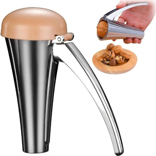 Zinc Alloy Walnut Nut Shelling Tool, 2024 Pecan Nut Cracker Tool, Pecan Cracker Tool, Reusable Nutcracker Clip for Nut Walnut (L)