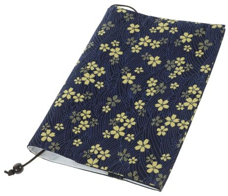 VILLCASE 3stücke Buchumschlag Aus Stoff Waschbar Dekorativ Handgefertigt Geeignet Für Notizbücher Und Scrapbooks Schützend Und Wiederverwendbar Design Mit Kirschblüten
