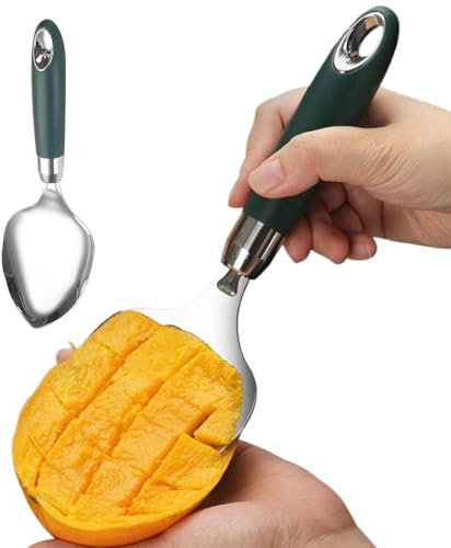 Bsbkoj Mango Slicer Cutter Tool | Multifunctional Fruit Splitter | Professional Mango Peeler and Corns Stainless Steel Fruit Cutting Tool for Kitchen