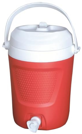 Insulated Water Container, Outdoor Drink Cooler, Large Capacity Heat Retention, Built in Pour Spout, Convenient for Camping Hiking Climbing Picnic and Sports Adventures