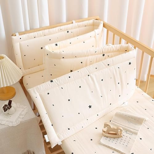 PTKG Spannbettlaken Beistellbett,Bett Rausfallschutz,Rausfallschutz Bett,Rausfallschutz Boxspringbett,Gitterbett Schutz Umrandung,Fallschutz Bett,Randschutz Babybett,E10,100cm