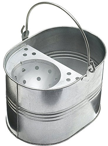 GALVANISED METAL MOP BUCKET 32 x 24 x 23 cm