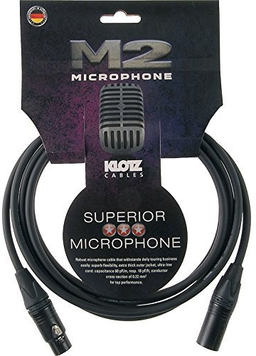 Klotz M2FM1 Mikrofonkabel 7.5 m Schwarz