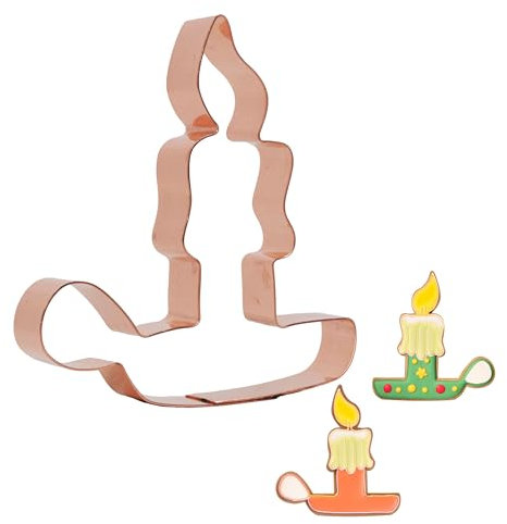 Old Fashioned Candlestick Copper Cookie Cutter