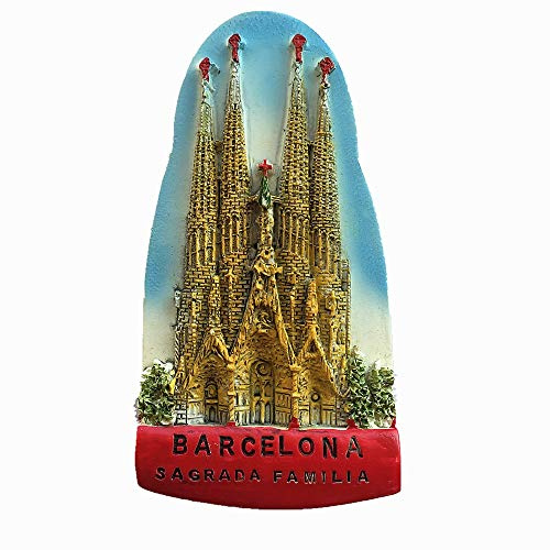 Sagrada Familia Kathedrale Barcelona Spanien 3D Kühlschrankmagnet Tourist Souvenir Geschenk, Home & Küche Dekoration Magnetic Sticker