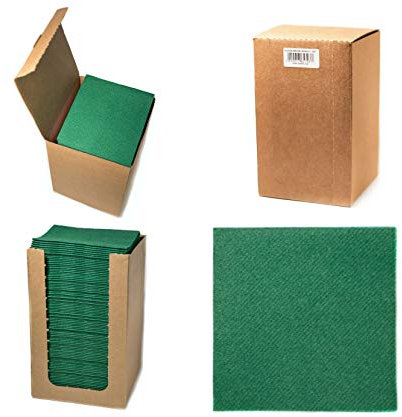 Alvotex Airlaid Cocktailservietten 20x20cm 100/1 - D.GREEN (142)