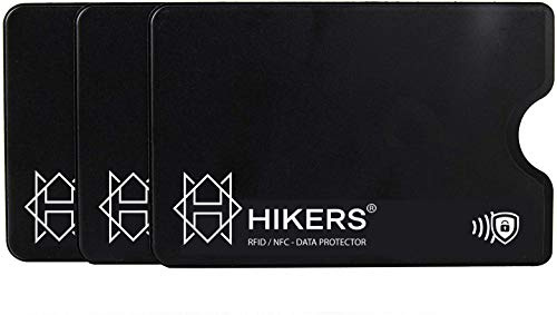 3 Protectores Funda para Tarjetas de Credito - Bloqueo RFID - Anti Fraude Protección RFID NFC - Sanitaria Identificaciones DNI - Protege Fundas para Tarjeta de Credito Contactless Sin Contacto Banco