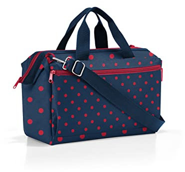reisenthel Allrounder S Pocket - Doktortasche für Reise, Arbeit und Freizeit - Mit praktischer Trolley-Aufsteckfunktion, Couleur:rot