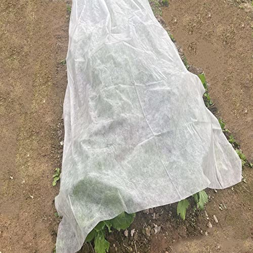 Artillen Garten-Vlies 1,5M*10M incl.6 Hooks, Abdeckvlies,Frostschutzvlies für Pflanzen,atmungsaktives Frühbeetvlies, Gartenvlies zur Abdeckung von Gemüsebeeten (1 Stück)