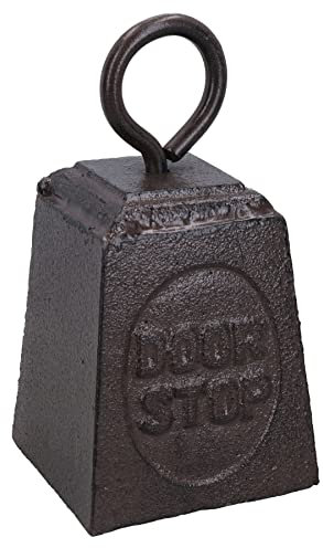 AB Tools Weight Door Stop Cast Iron Metal Doorstop Rustic House Home Stopper Wedge