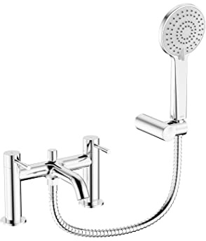 Bristan Mila Bathroom Taps, Chrome Bath Shower Mixer tap | MI BSM C, Modern design, Matching bathroom sink taps available, Lifetime Cover