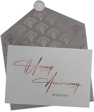 Joli Coon Biglietto anniversario di matrimonio, Happy Anniversary with love