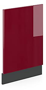 Vicco façade R-Line, Rouge/Anthracite, 45 cm sans Plan de Travail