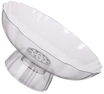HERCHR Fruteros Con Patas, Frutero De Plástico Con Soporte, Cuenco Para Llaves, Cuenco Para Dulces, Frutero Decorativo, Cesta De Frutas Grande, Plato De Frutas Para El Hogar(Claro)