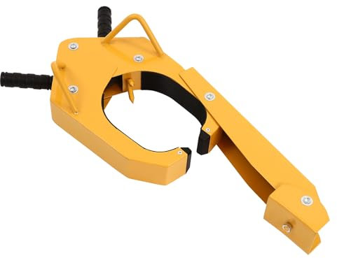 LUNICASHA Cepo de rueda universal con ventosa, bloqueo antirrobo para neumáticos autoclave, bloqueo de rueda de remolque, cerradura de rueda para coches, camiones, SUV, con 2 llaves