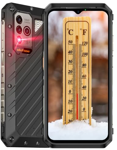 Ulefone Power Armor 18 Ultra Rugged Smartphone 5G, 24GB+512GB, Misurare la Temperatura,108MP+32MP, 9600mAh/66W, 6.58 FHD+/120Hz, Telefono Indistruttibile Android 13, Dual Sim/NFC/OTG