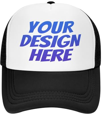 DOHXQM Benutzerdefinierte Baseball -Kappe Design Ihre eigenen Hüte Benutzerdefinierten Hats Logo Personalisierte Baseball Cap Benutzerdefinierte Hut Fügen Sie Ihr eigenes Design/Text/Fotos